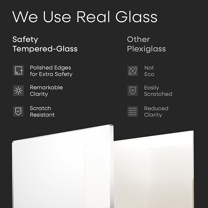Homeforia 24x24 Picture Frame Rose Gold, High End Metal 24 x 24 Large Square Poster Frame with Mat 20 by 20 inch Photo, 24by24 Thin Frames Matted to 20x20 for Print, Tempered Glass, Wall Kit, Set of 1