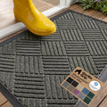 GORILLA GRIP 100% Waterproof All-Season WeatherMAX Doormat US Designed Natural by Unknown