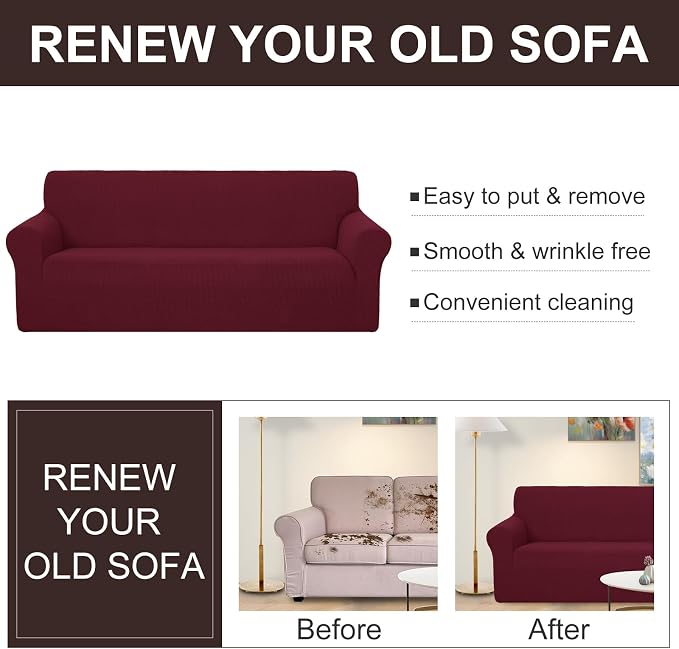 U-NICE HOME Stretch Couch Cover Slipcover - Image 5