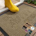 GORILLA GRIP 100% Waterproof All-Season WeatherMAX Doormat, US Designed Natural by Unknown