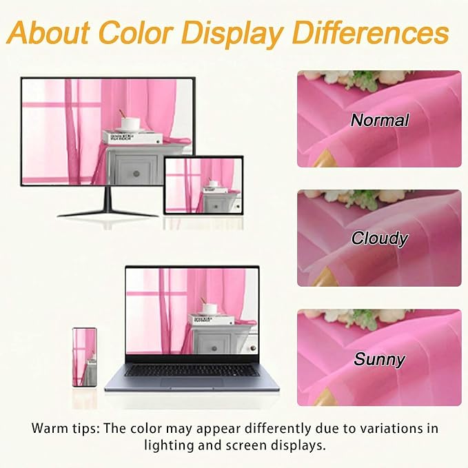 Gwine Short Kitchen Sheer Curtains 24 Inch Length - Image 3