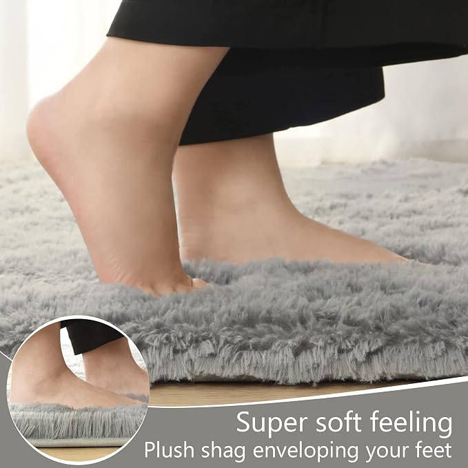 LOCHAS 2x8 Runner Rugs for Hallway, Fluffy Area Rugs for Bedroom - Image 4