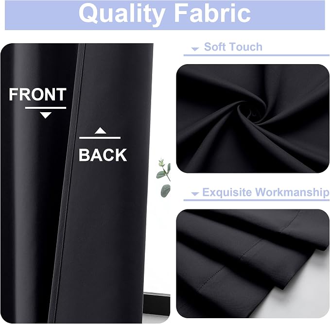 Simplebrand Ava Blackout Extra Long 10ft Curtains - Image 3