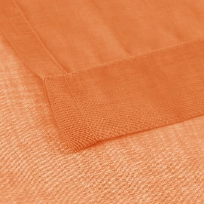 DWCN Sheer Curtains 54 inch Length 2 Panels Set, W52 x L54 - Image 4