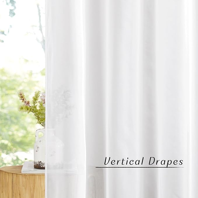 NICETOWN Sheer Curtains 90 inch Long - Image 3