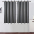Frost Grey Thermal Blackout Curtains/52 x 54 Inch/Set of 2 Panels Room by Lemomo