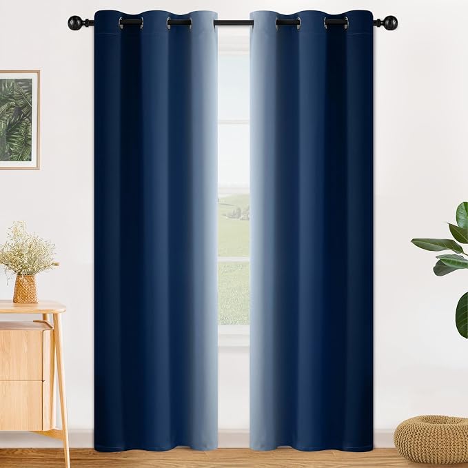 SimpleHome Ombre Room Darkening Curtains by SimpleHome