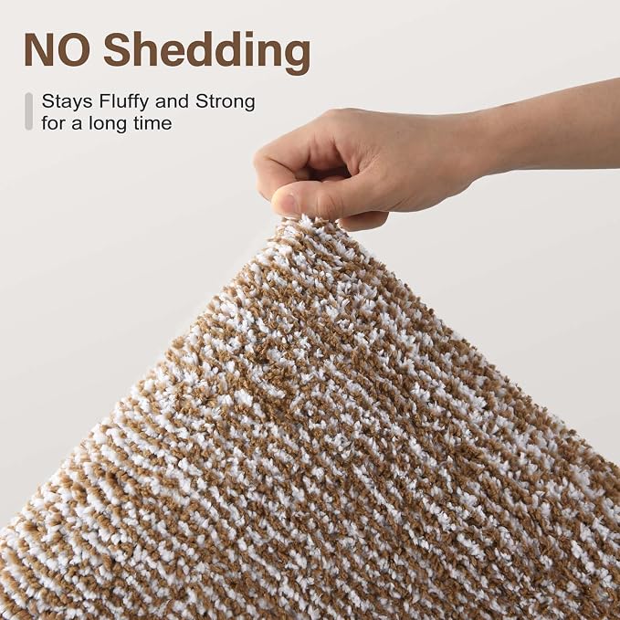 Bathroom Rugs 30x20 Non Slip Washable, Coffee Bath Mat - Image 8