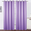 Blackout Curtains 52 x 95 inch/Lavender Curtains Set of 2 Panels/Thermal by Lemomo