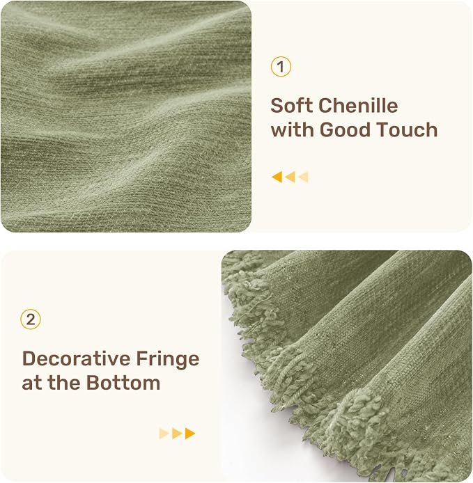 2 Pieces Sectional Couch Covers L Shaped Cover XXL Light Sage | Thick Washable - Image 7