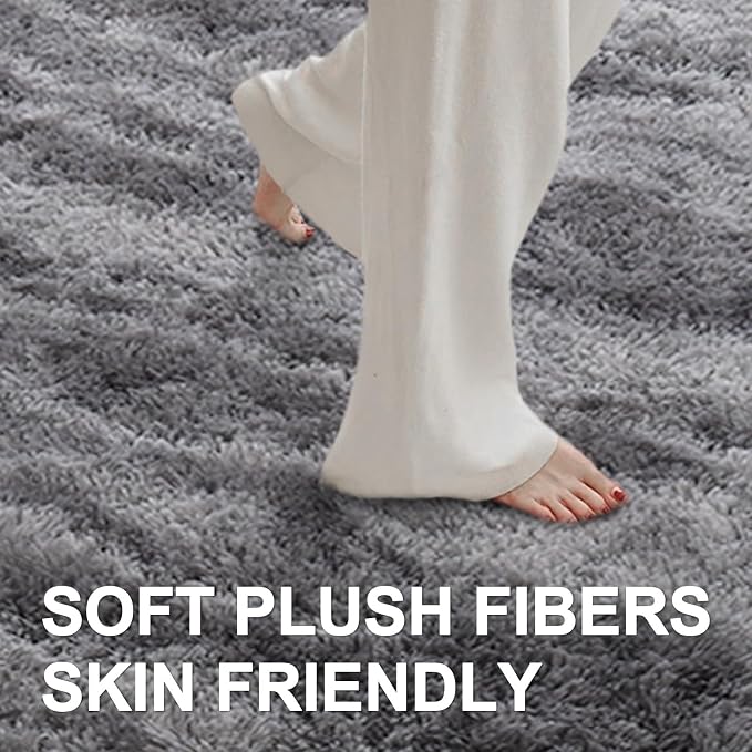 9x12 Ft Extra Large Shag Rugs for Living Room, Ultra Soft Fluffy Furry Area - Image 4