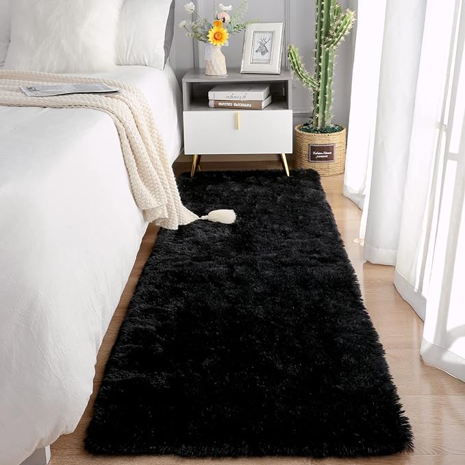 Chicrug Soft 2x10 Runner Rug for Bedroom Living Room Plush Fluffy Rug, Shag by ChicrugHomeDecor