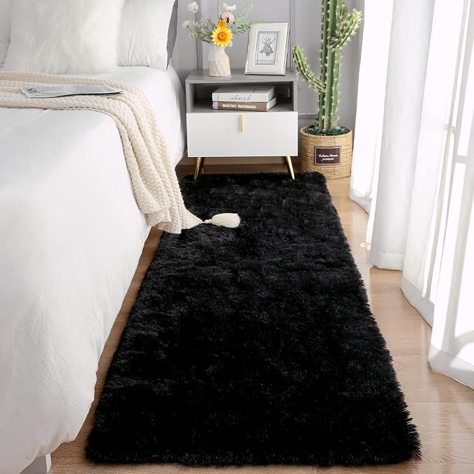 Chicrug Soft Runner Rug for Bedroom Living Room Plush Fluffy Rug 2x10 | Shag by ChicrugHomeDecor