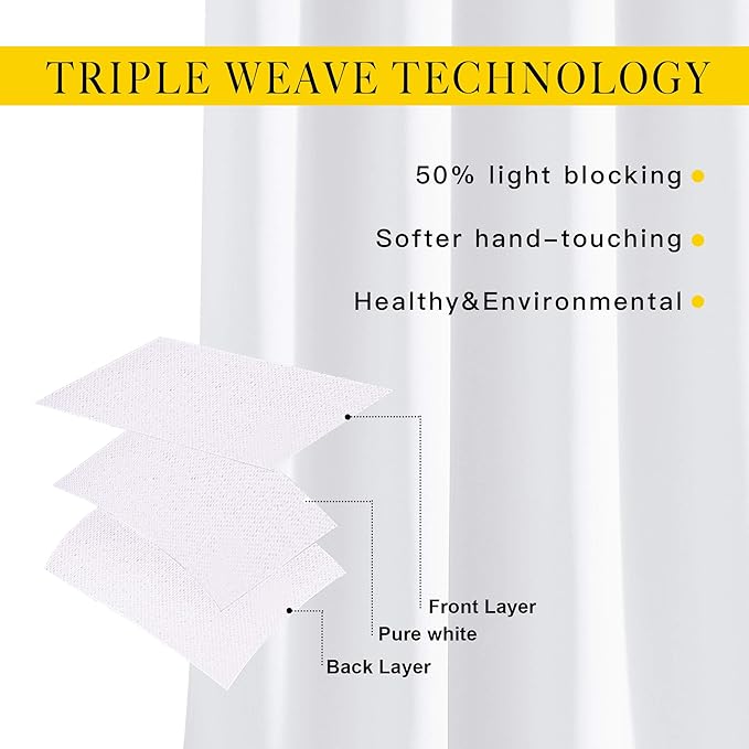 NICETOWN White Room Darkening Curtain Panels - Image 5