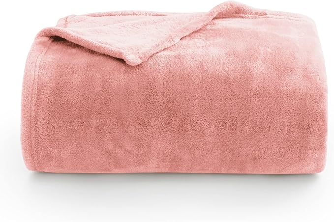 BEDELITE Fleece Blanket Twin Size Pink Throw Blankets - Image 9