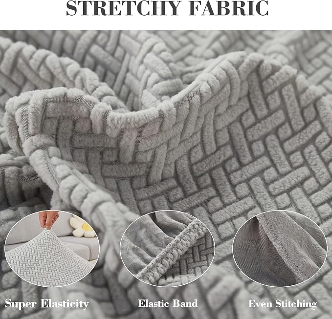Couch Covers for 3 Cushion Sofa Pet Friendly Couch Cushion Covers Universal - Image 5