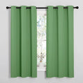 NICETOWN Froest Green Blackout Curtains 63 inches Length by NICETOWN