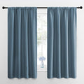 NICETOWN 2 Panels Blackout Curtains, Rod Pocket Thermal Insulated Curtains by NICETOWN