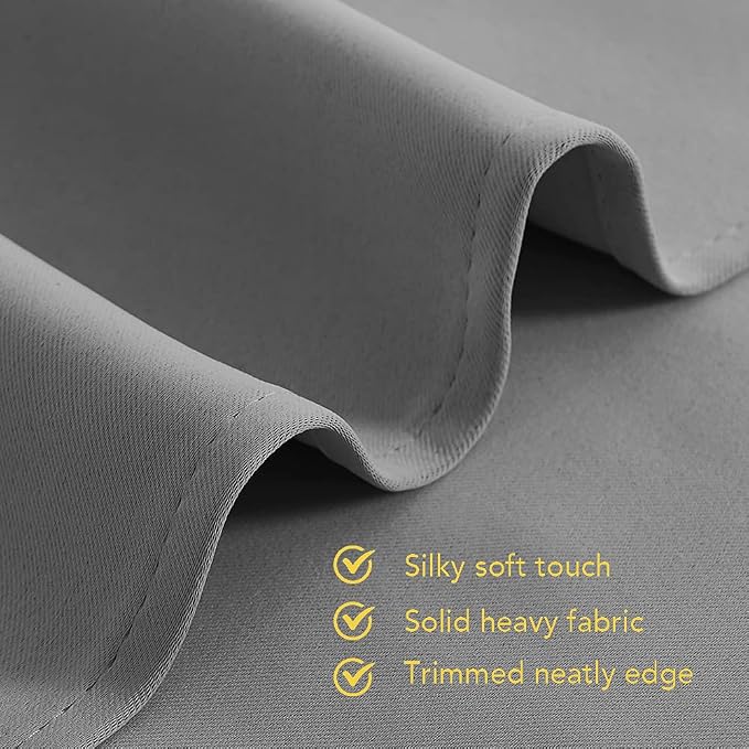 NICETOWN Bedroom Curtains Blackout Drapery Panels, Three Pass Microfiber - Image 5