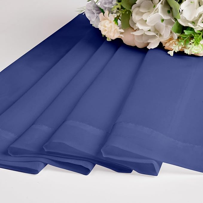 Sheer Curtains 63 Inch Length 2 Panels Set, Light Weight Soft Solid Fimly Sheer - Image 7