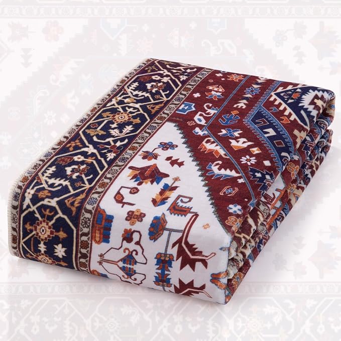SERISSA 8x10 Washable Non Slip Boho Area Rug - Image 7
