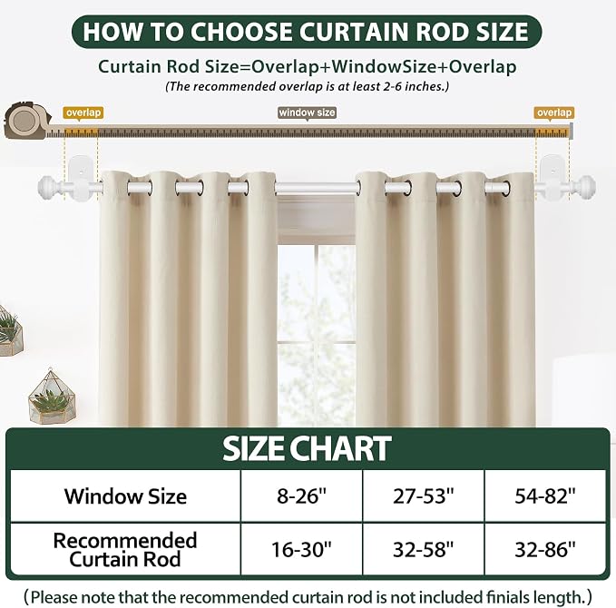 KAMANINA Curtain Rods No Drilling - Image 8
