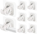 8PCS Self Adhesive Curtain Rod Holders No Drill Curtain Rods Brackets No by Codoule