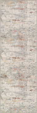 2.6x14 Washable Runner Rug:Modern Abstract Indoor Soft Carpet Taupe | by FXRHLP