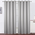 LEMOMO Blackout Curtains 66 x 84 inch/Light Grey Curtains Set of 2 by Lemomo