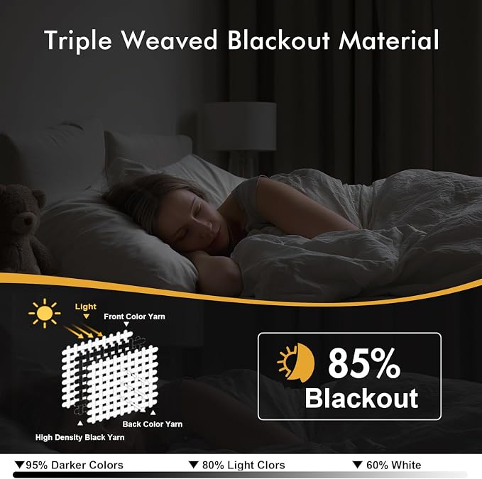 MIULEE Blackout Curtains for Bedroom 2 Panels 40 x 45 Inch Long Pink | Thermal - Image 2