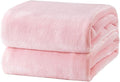 Bedsure GentleSoft Fleece Blankets Queen Size Pink by Unknown