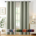 MIULEE Blackout Curtains for Bedroom 2 Panels 40 x 84 Inch Long Sage Green | by MIULEE