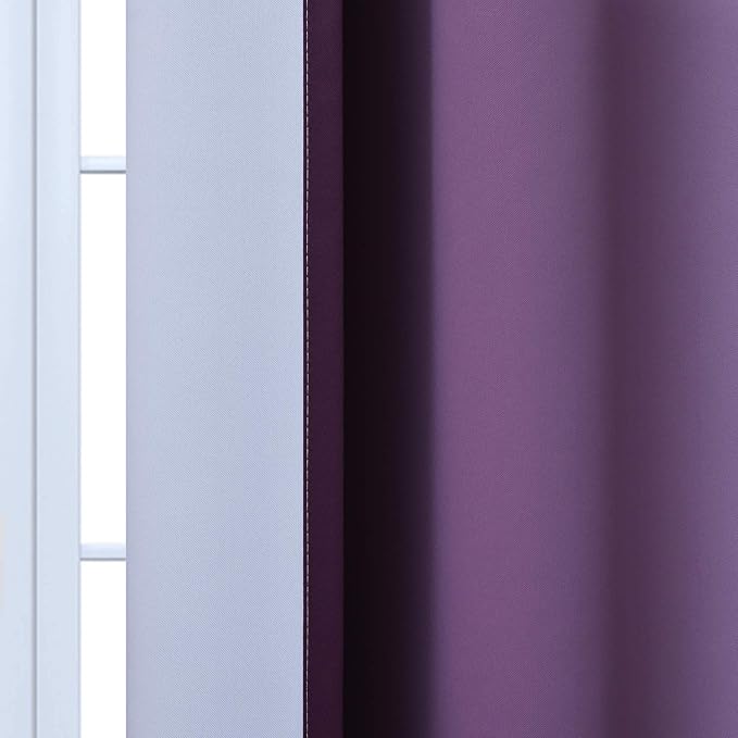Yakamok Room Darkening Ombre Curtains 84 Inch Length, Light Blocking Grommet - Image 7