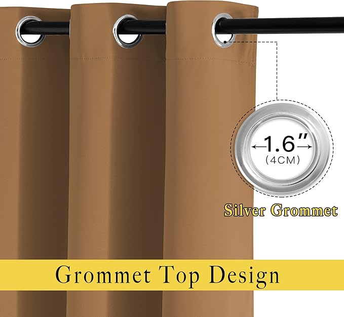 NICETOWN Blackout Curtains 108 inches Length - Image 3