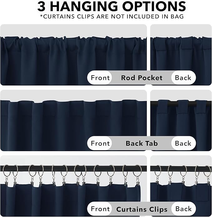 Deconovo Short Blackout Curtains - Image 2
