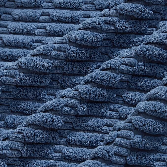 Fancy Homi 4 Packs Dusty Blue Decorative Throw Pillow Covers 24x24 Inch - Image 5