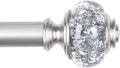 Curtain Rod 32 to 58 Inches, USFOOK 7/8 inch Telescoping Splicing Curtain rods by USFOOK