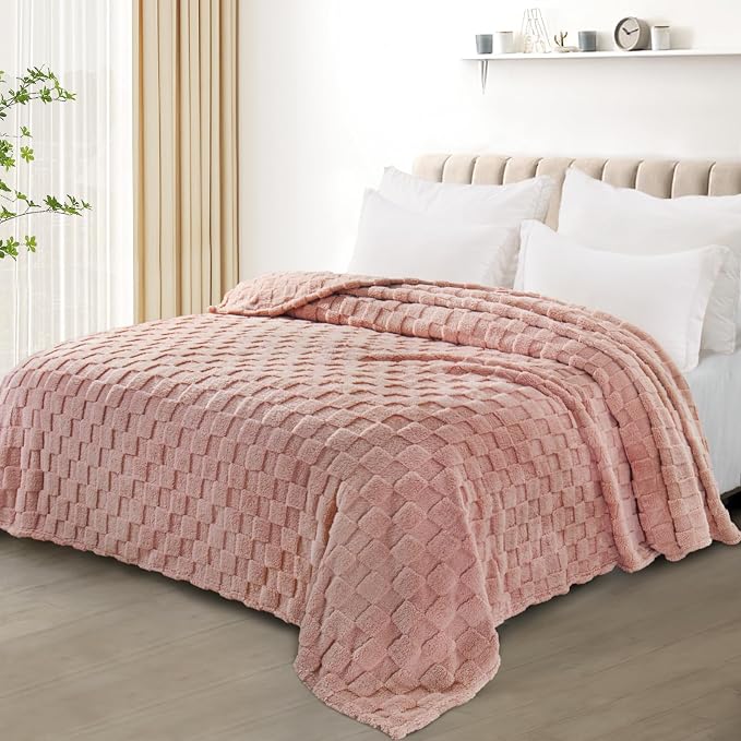 Exclusivo Mezcla King Size Flannel Fleece Blanket, Super Soft and Warm - Image 2