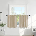 PONY DANCE Beige Valances Tiers by PONYDANCE