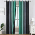 Estelar Textiler Black and Green Ombre Blackout Curtains 84 Inch Length 2 by ESTELARTEXTILER