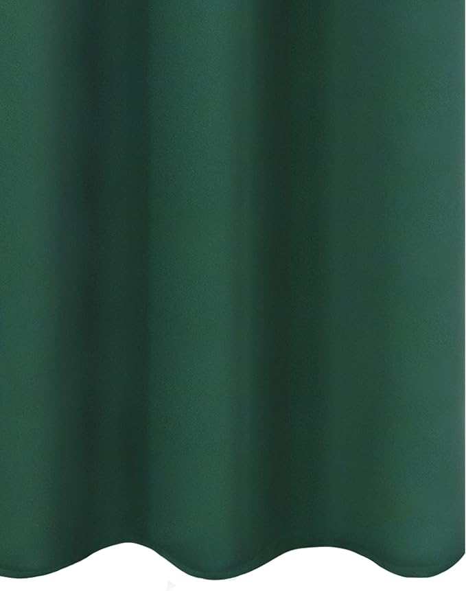 Dark Green Bedroom Blackout Curtains/52 x 54 Inch Long/Set of 2 Curtain - Image 9