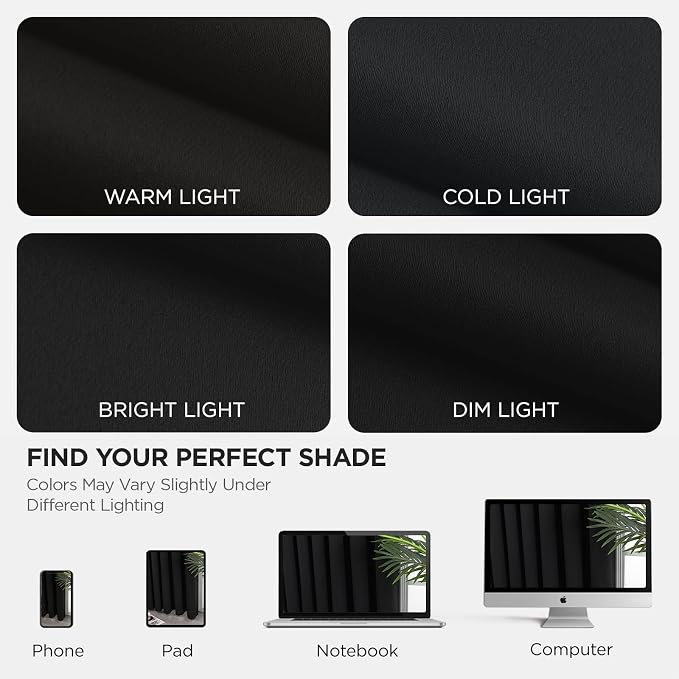 Joydeco Blackout Patio Sliding Door Curtains 84 Inches Long, Grommet Privacy - Image 10