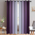 Yakamok Room Darkening Gradient Color Ombre Curtains, Light Blocking Thermal by Yakamok