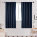 Deconovo Blackout Curtains, Thermal Insulated, W52 x L72 2 Panels, Back Tab by Deconovo