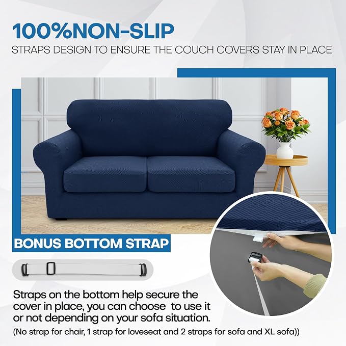 XINEAGE 2026 New 3 Pieces Couch Covers - Image 7