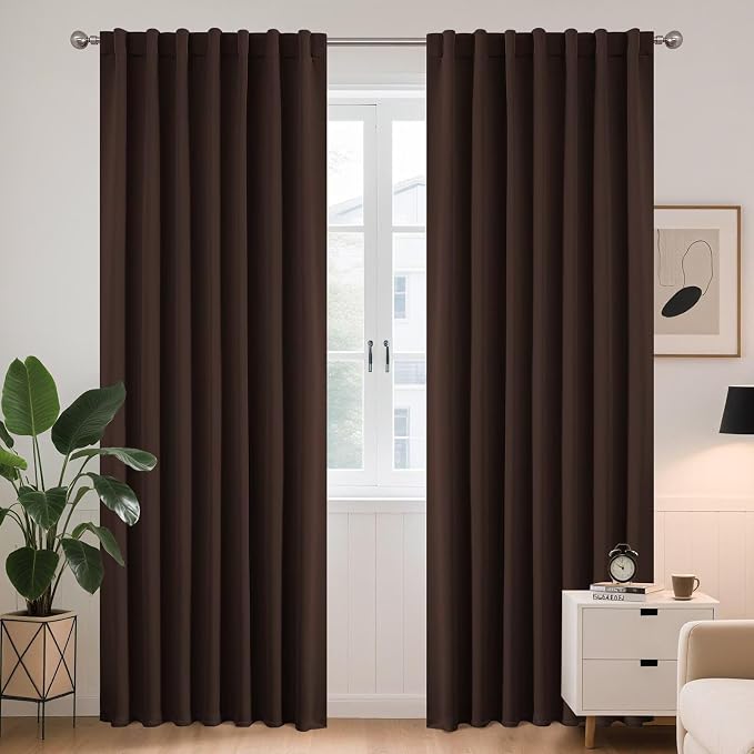 Joydeco 90 Inch Blackout Curtains by JOYDECO