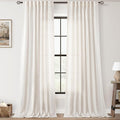 Extra Long 144 inch Curtains Linen Blend by Jolilight