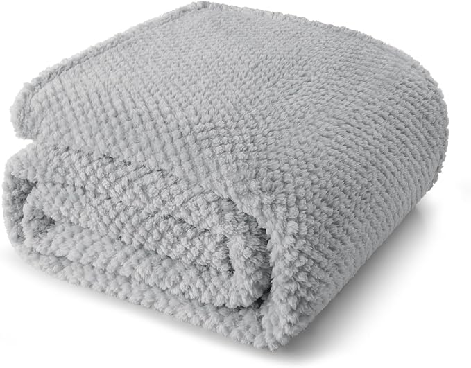 Whale Flotilla King Size Fuzzy Fleece Blanket by WHALEFLOTILLA