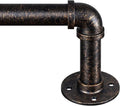 Zeerobee Curtain Rods for Windows 32 to 48, 1 Inch Industrial Wrap Around by zeerobee
