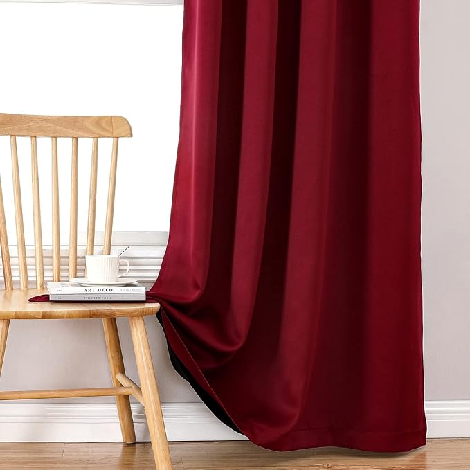 ChrisDowa 100% Blackout Curtains 63 inch Long - Image 7